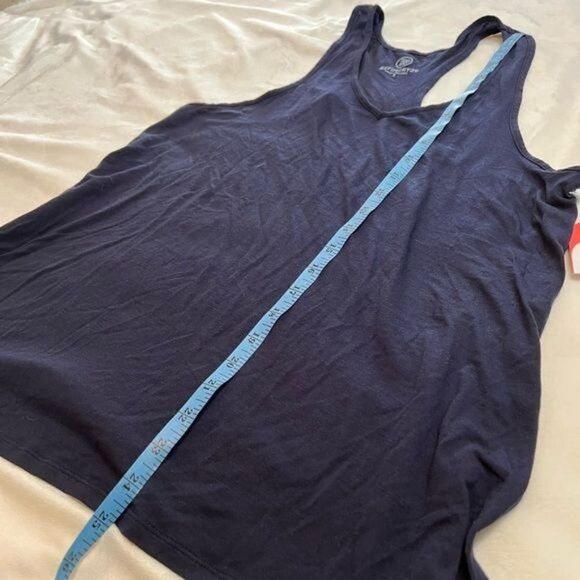 Refinery 29 Knit Pajama Racerback Tank Top Navy Small - Picture 8 of 10